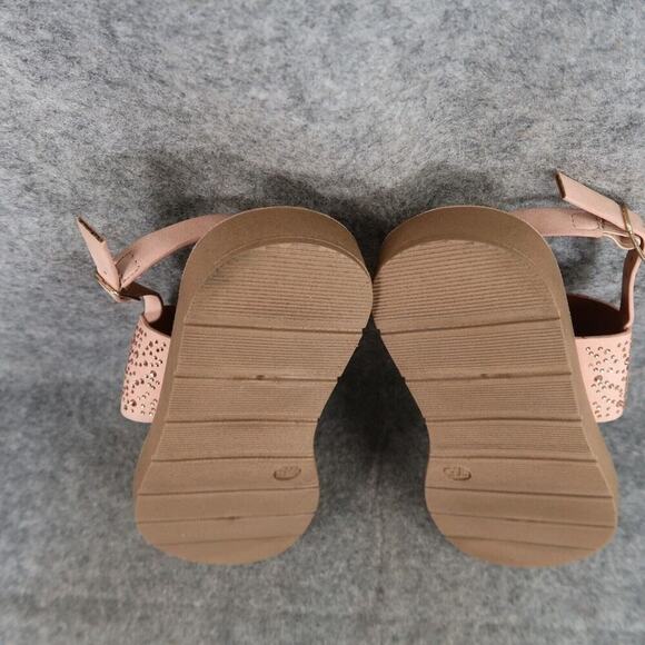 Jessica Carlyle Shoes Womens 7.5 Sandal Fashion Flat Slingback Casual Rhinestone - Picture 10 of 12